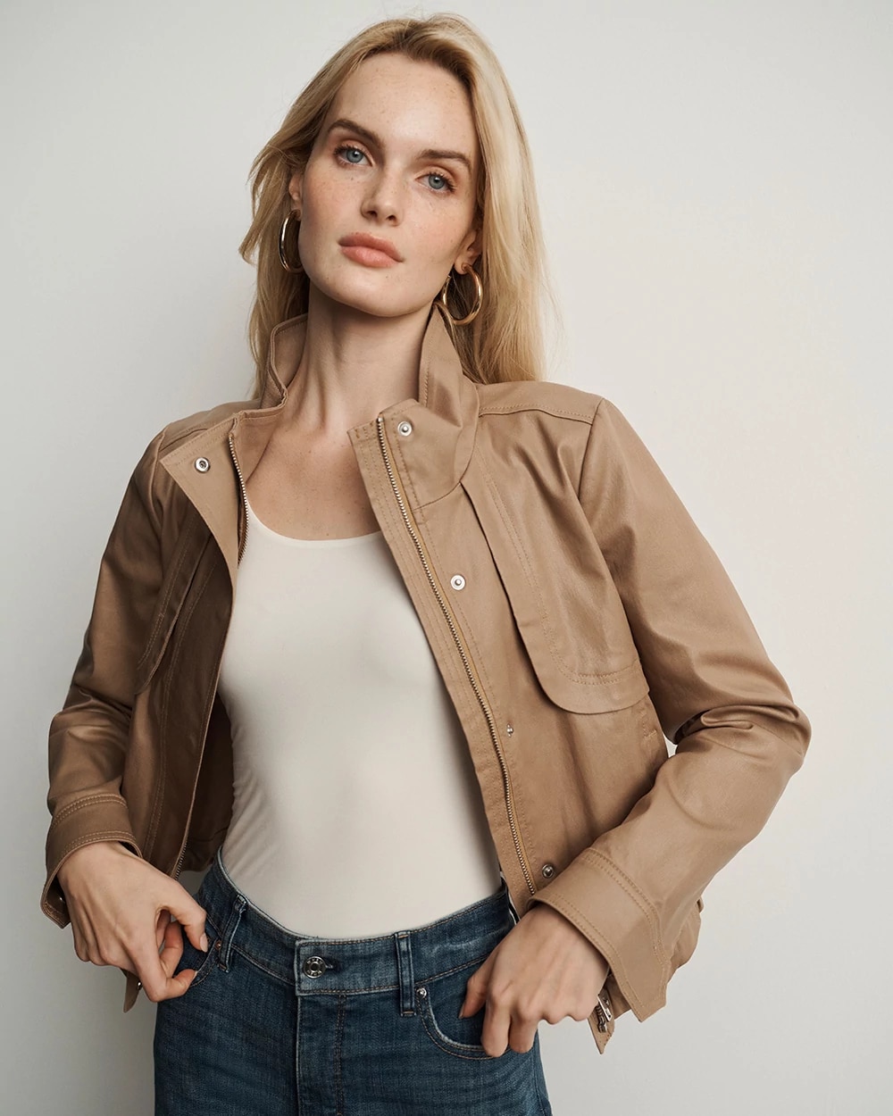 Coated Utility Jacket