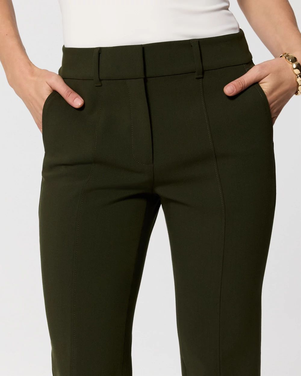 Petite Luxe Stretch High-Rise Zoey Straight Pant click to view larger image.