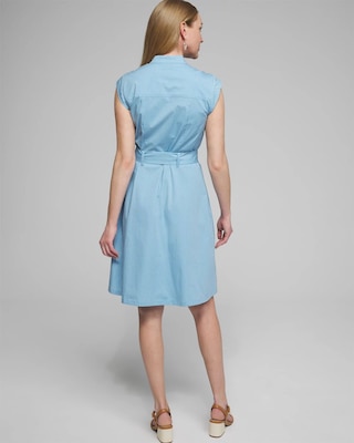 Outlet WHBM Poplin A-Line Dress click to view larger image.