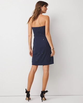Embellished Strapless Mini Dress click to view larger image.
