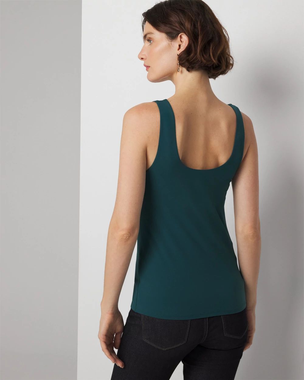WHBM FORME™ All Ways Stretch Dual Neck Tank