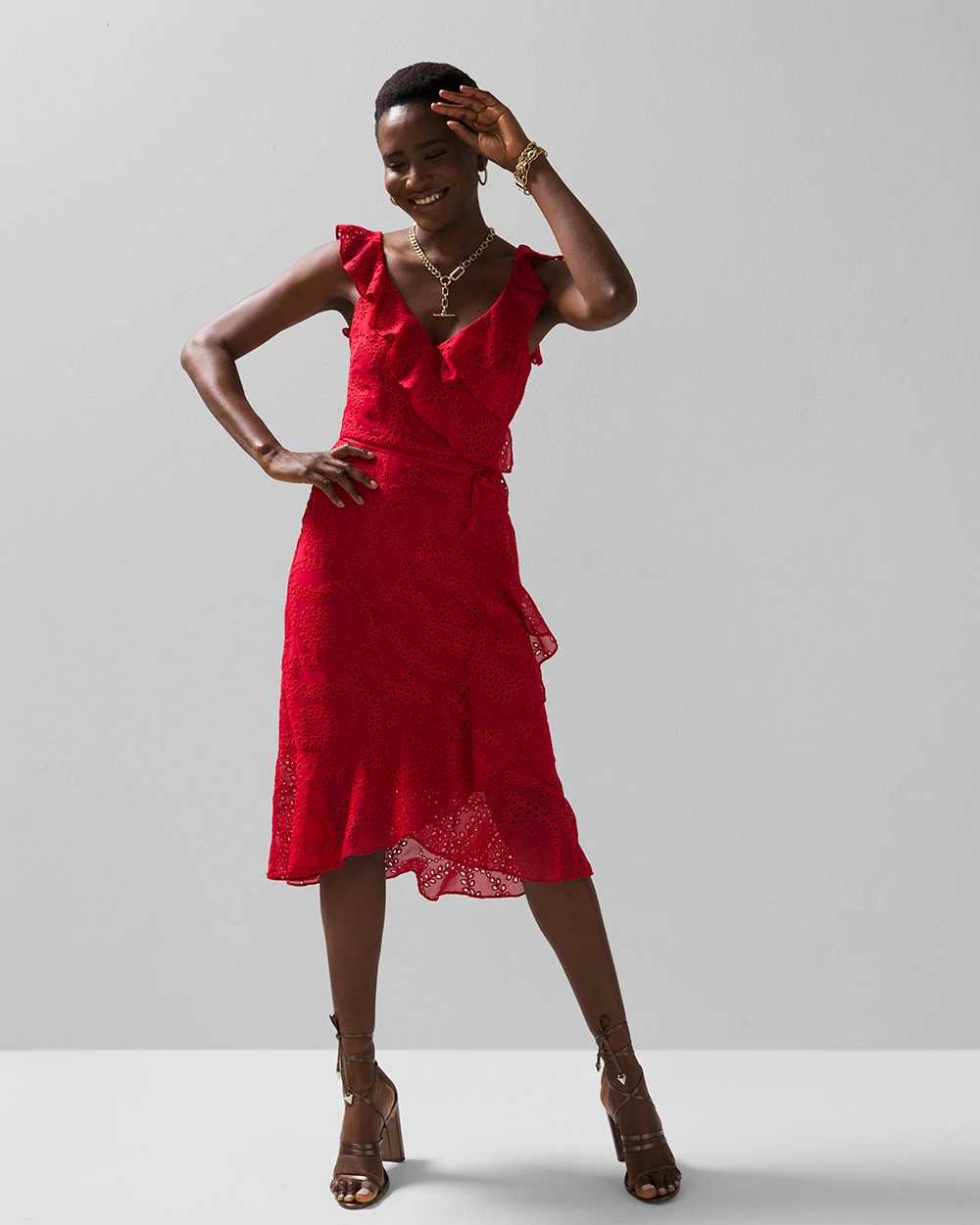 Whbm red dress 2025