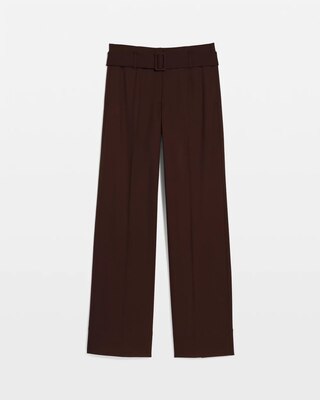 Belted High-Rise Wide Leg Pant click to view larger image.