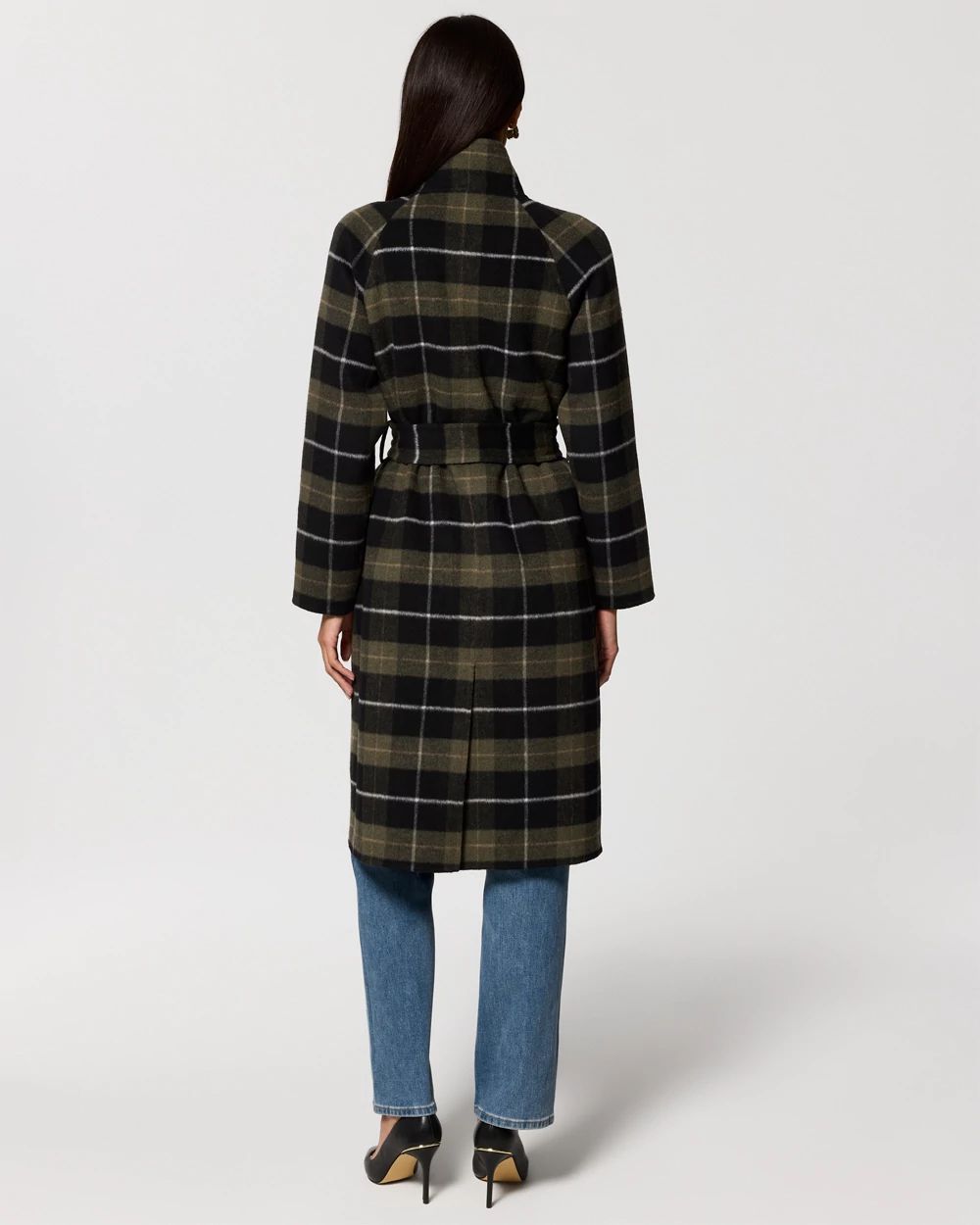 Reversible Wool-Blend Melton Coat click to view larger image.