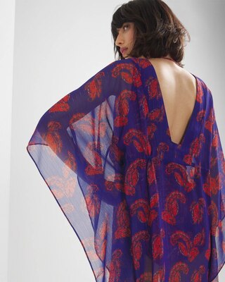 Printed Swim Cover-Up