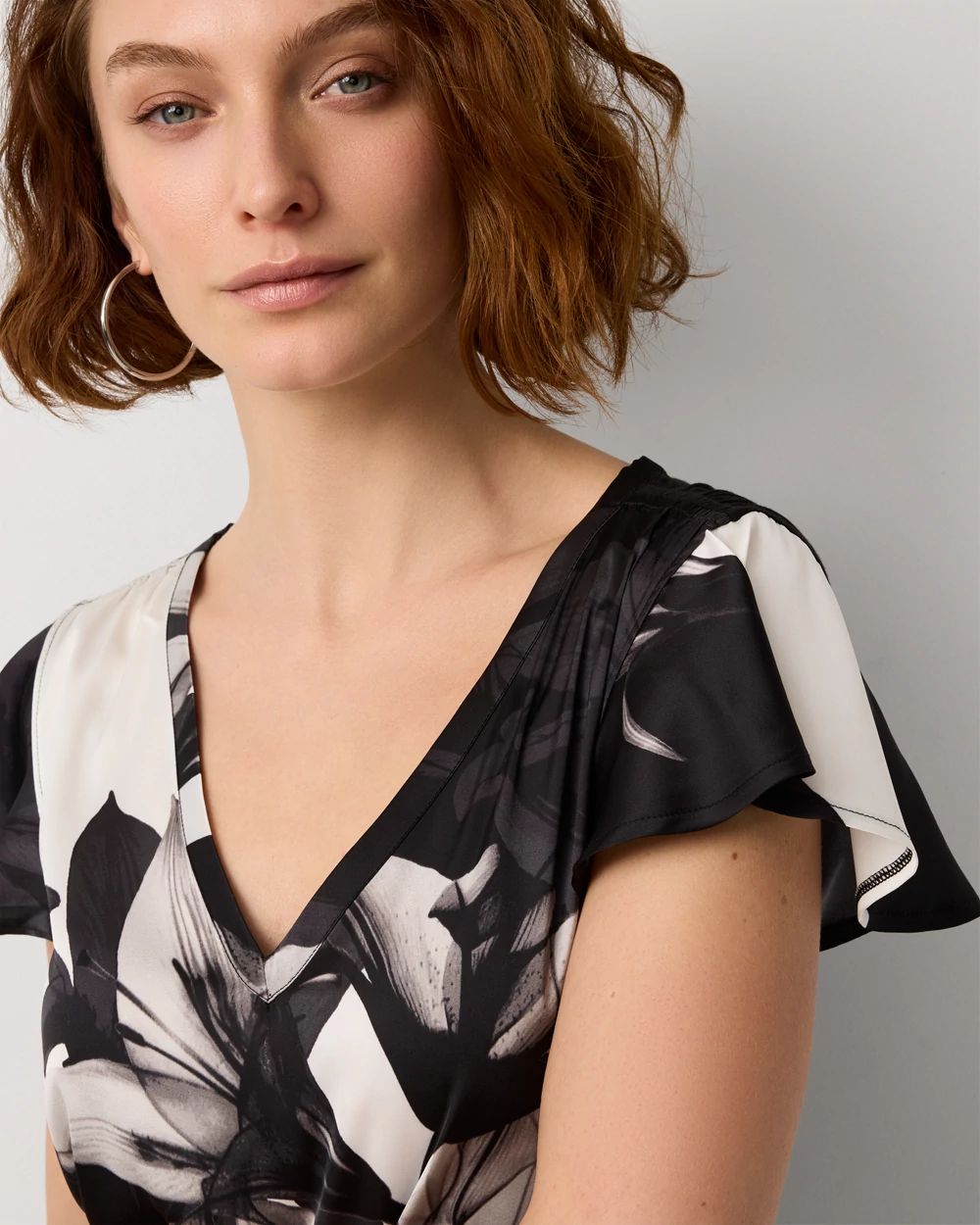 Satin Detail Glamgetter Tee click to view larger image.