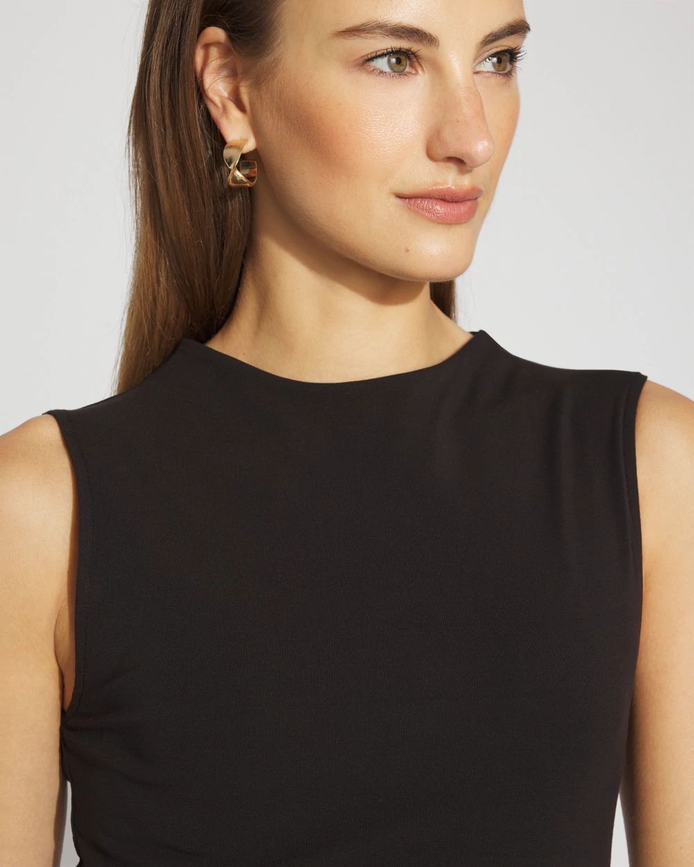 WHBM FORME™ All Ways Stretch High-Crewneck Tank Top