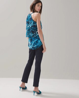 Petite Lace-Up Halter Top