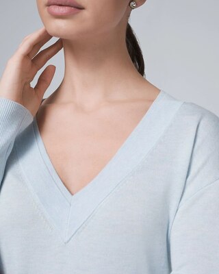 Cozy V-Neck Tunic Sweater