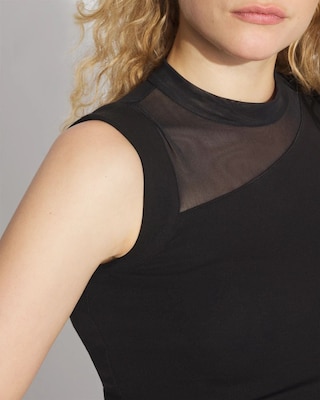 WHBM FORME™ All Ways Stretch Mesh Inset Top click to view larger image.