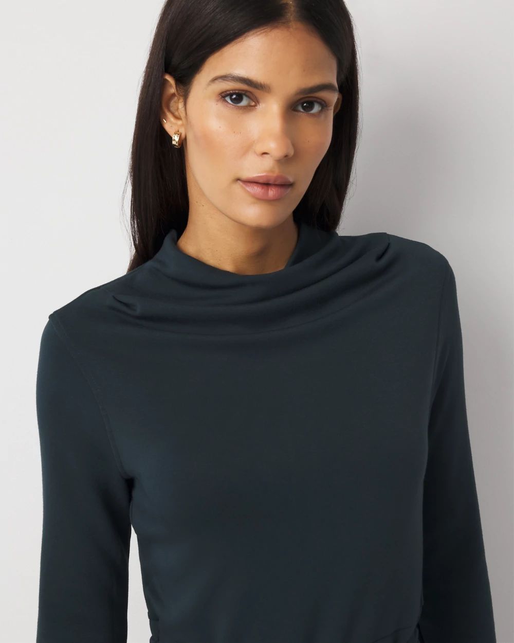 Petite Mockneck Jumpsuit