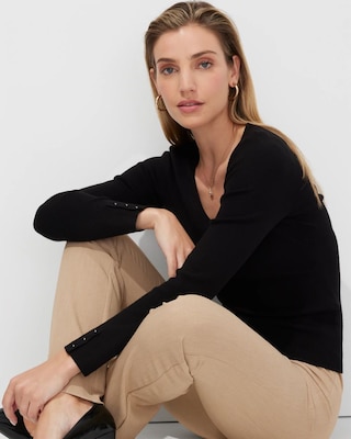 Outlet WHBM V-Neck Pullover Sweater