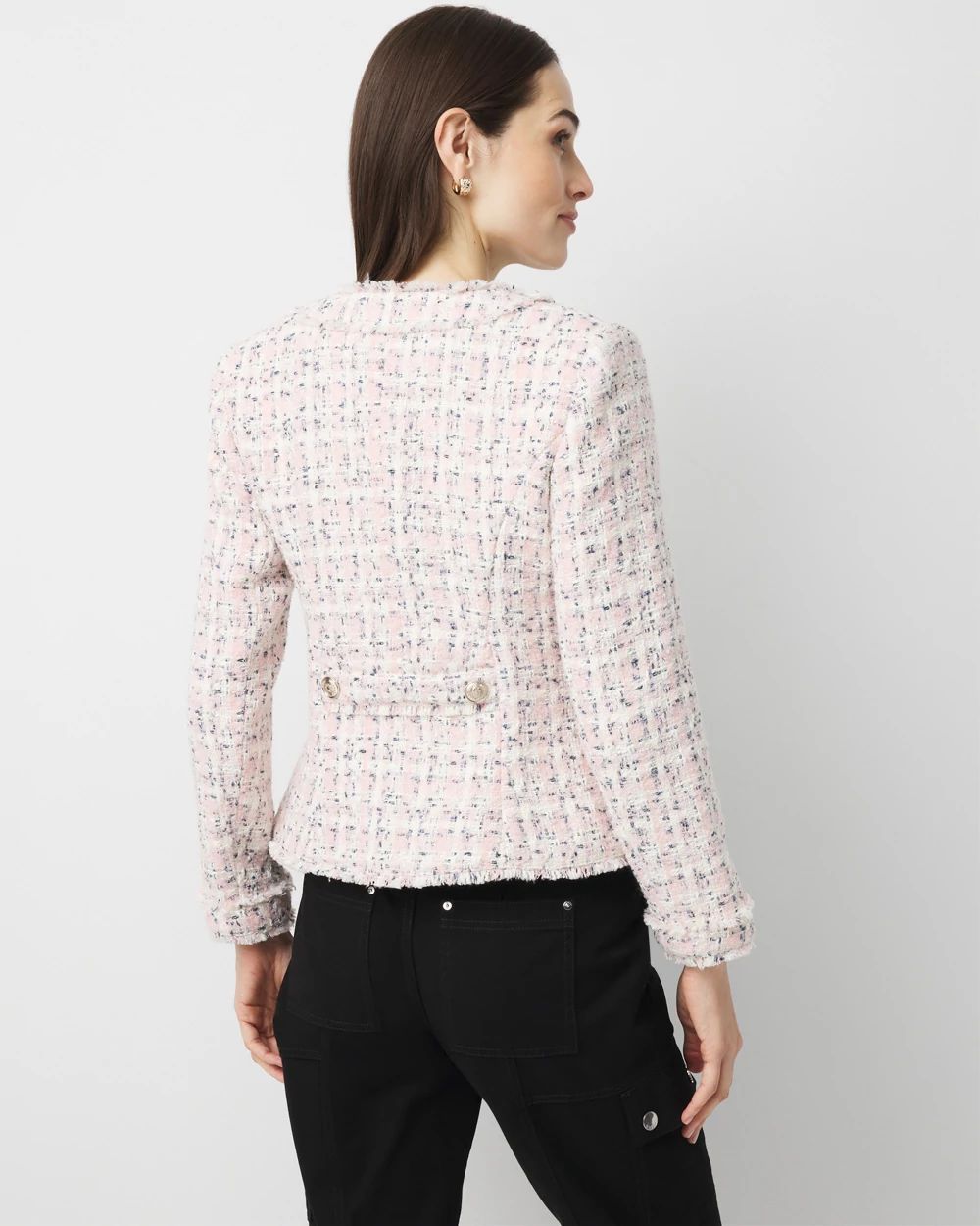Petite Shimmery Tweed Jacket