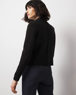 Cropped Sweater Blazer click to view larger image.