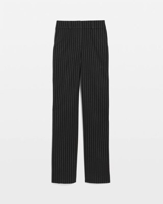 Pinstripe High-Rise Riley Trouser click to view larger image.