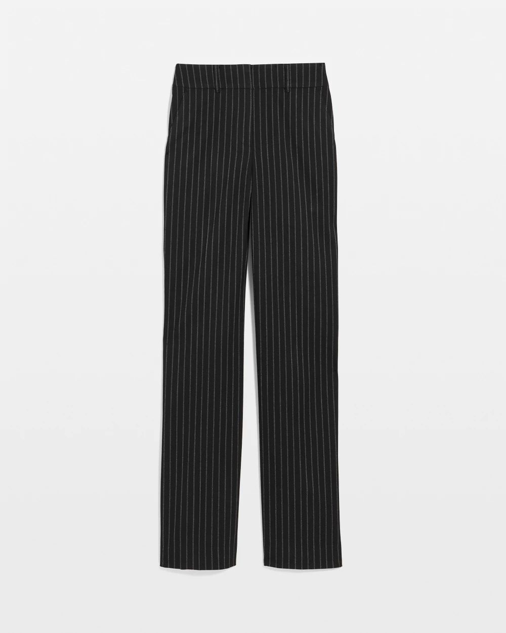 Pinstripe High-Rise Riley Trouser click to view larger image.