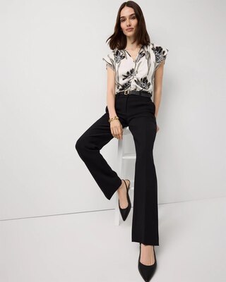 Luxe Stretch High Rise Riley Trouser click to view larger image.