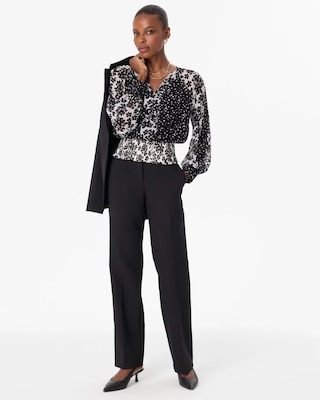 Luxe Stretch High Rise Riley Trouser click to view larger image.