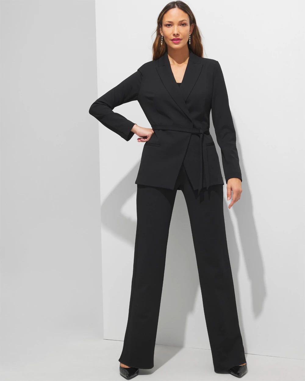 Outlet WHBM Relaxed Belted Blazer