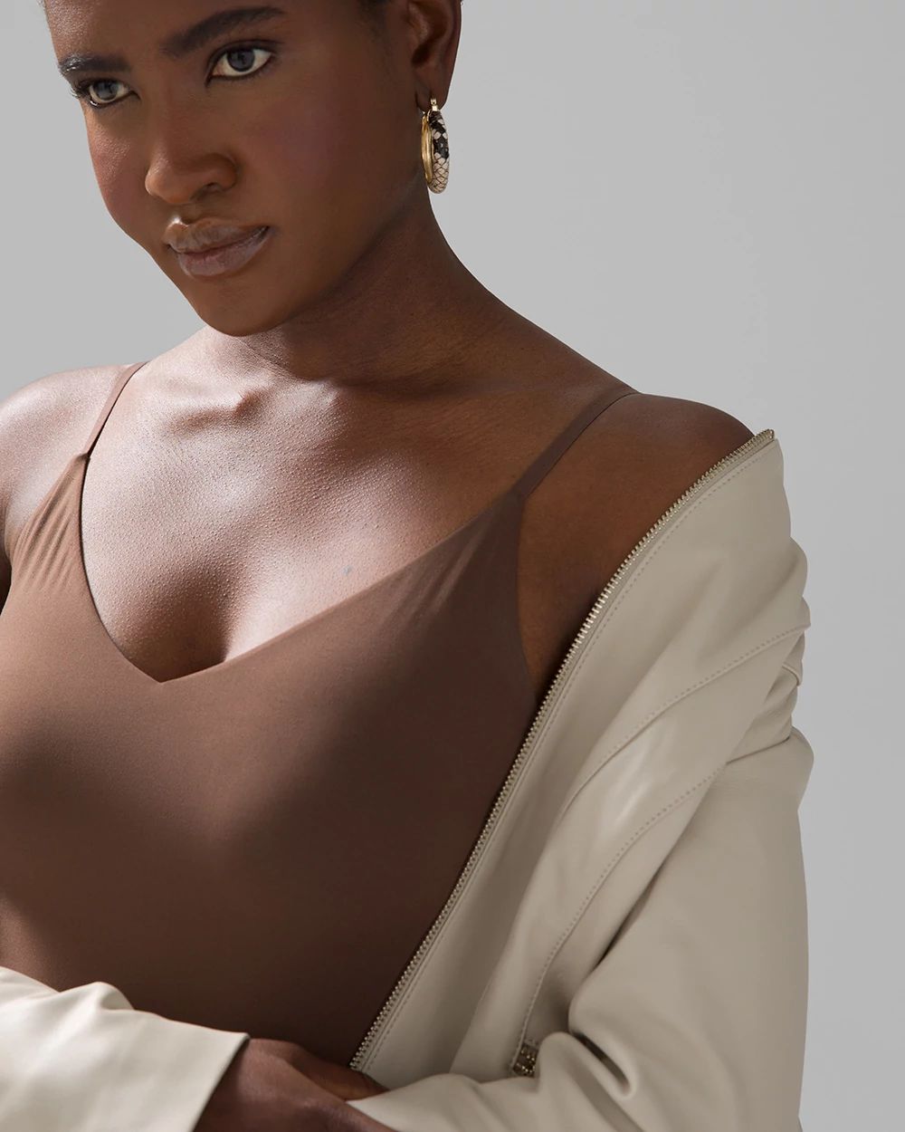 WHBM FORME™ All Ways Stretch V-Neck Cami click to view larger image.