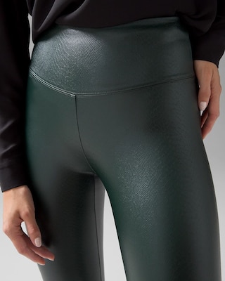 Vegan Leather WHBM® Runway Legging click to view larger image.