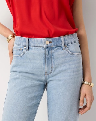 Mid-Rise Straight Ankle Jean click to view larger image.