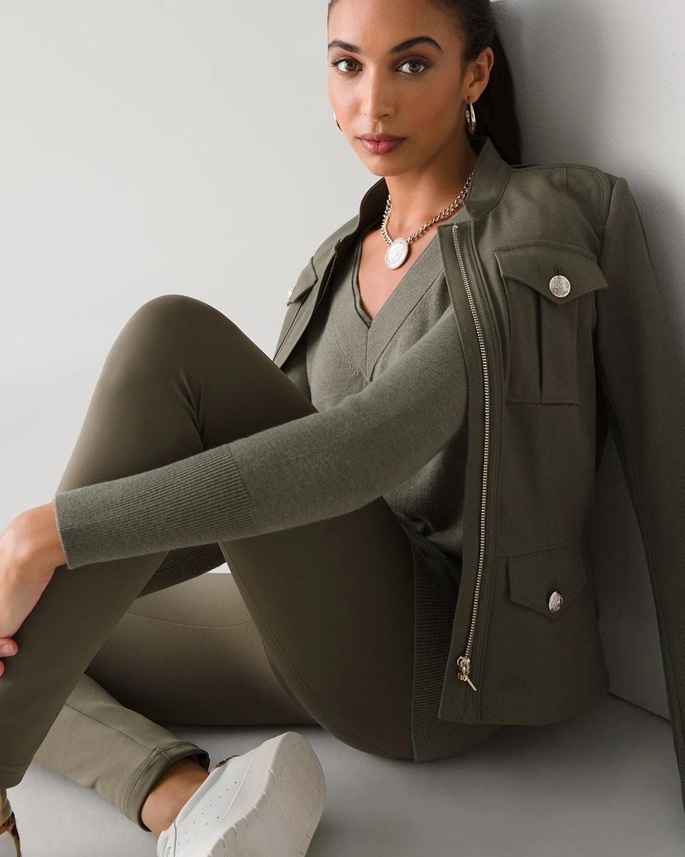 Scuba Knit WHBM Runway Leggings