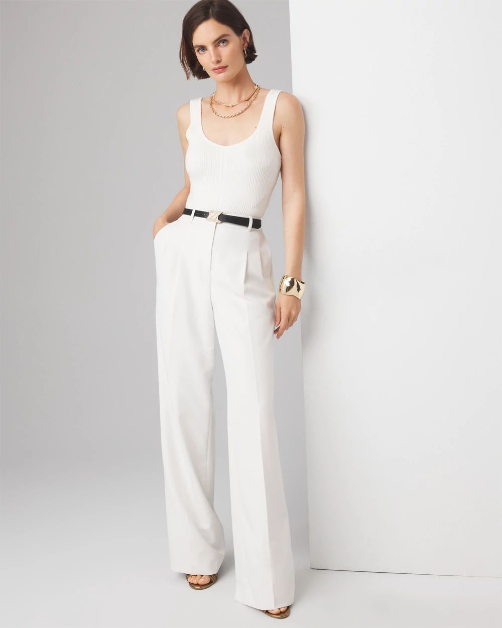 Ribbed Knit Sweater Tank