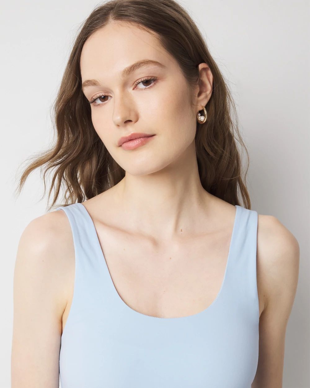 WHBM FORME™ All Ways Stretch Dual Neck Tank click to view larger image.