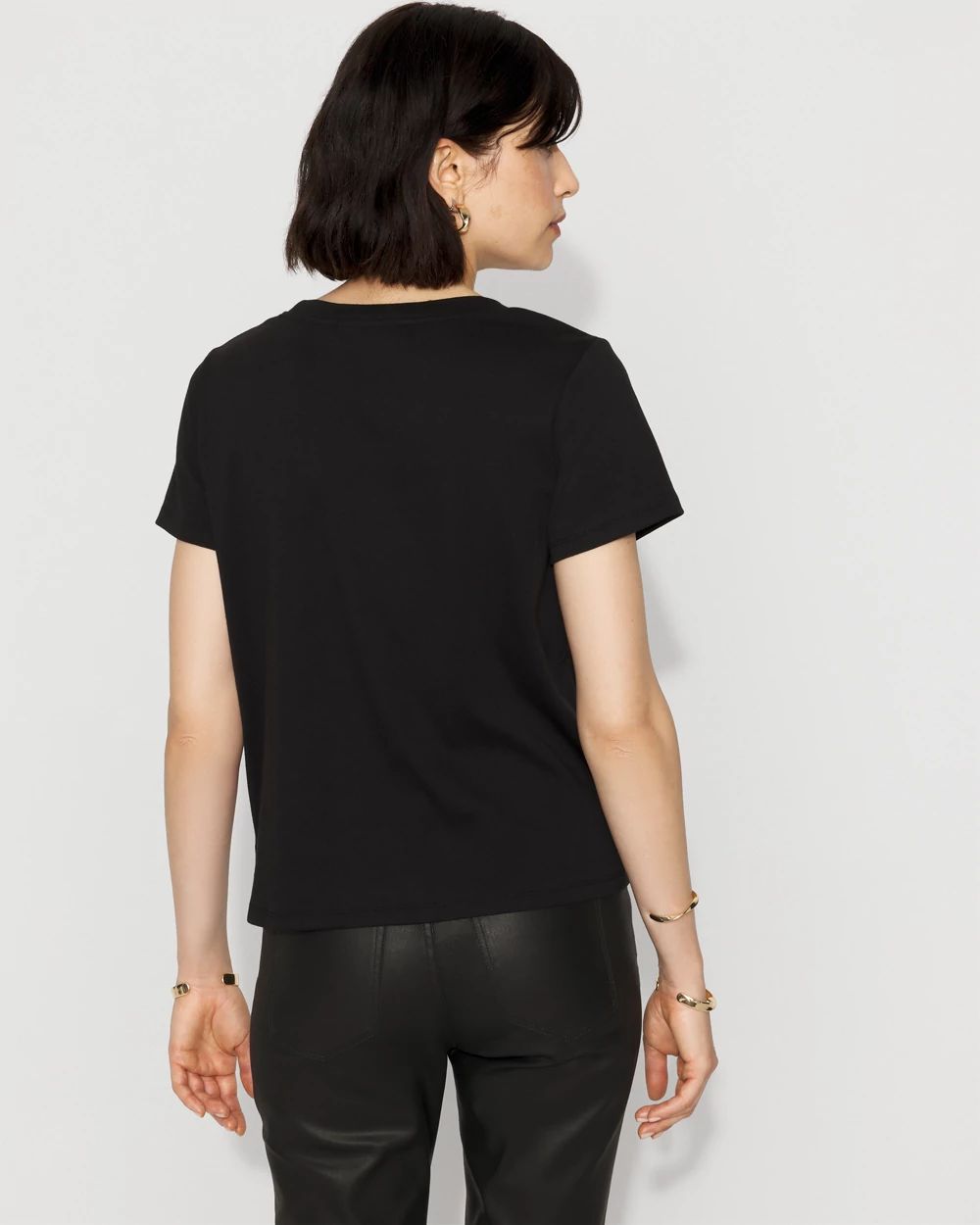 Side Button Tee