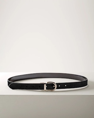 Reversible Black Patent Leather Belt click to view larger image.