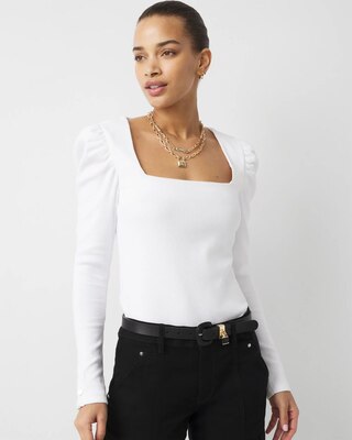 WHBM FORME™ Puff Sleeve Top