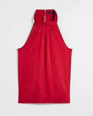 Halter Pleated Shell