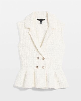 Double-Breasted Sweater Vest click to view larger image.