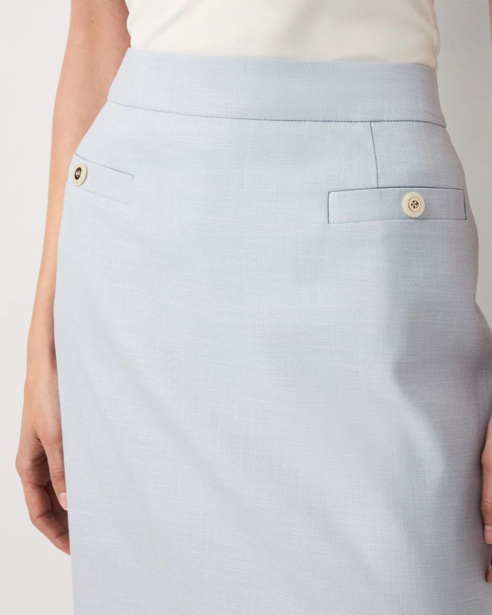 Crosshatch Pencil Skirt