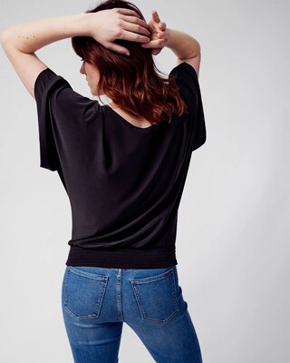 Matte Jersey Kimono Top