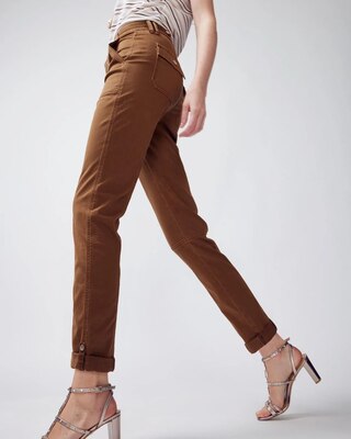 Mid-Rise Pret-A-Pedi Straight Crop Pants click to view larger image.