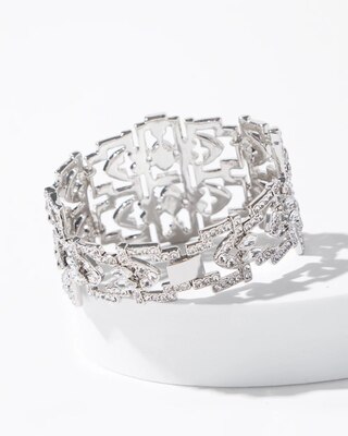 Art Deco Crystal Chain Bracelet