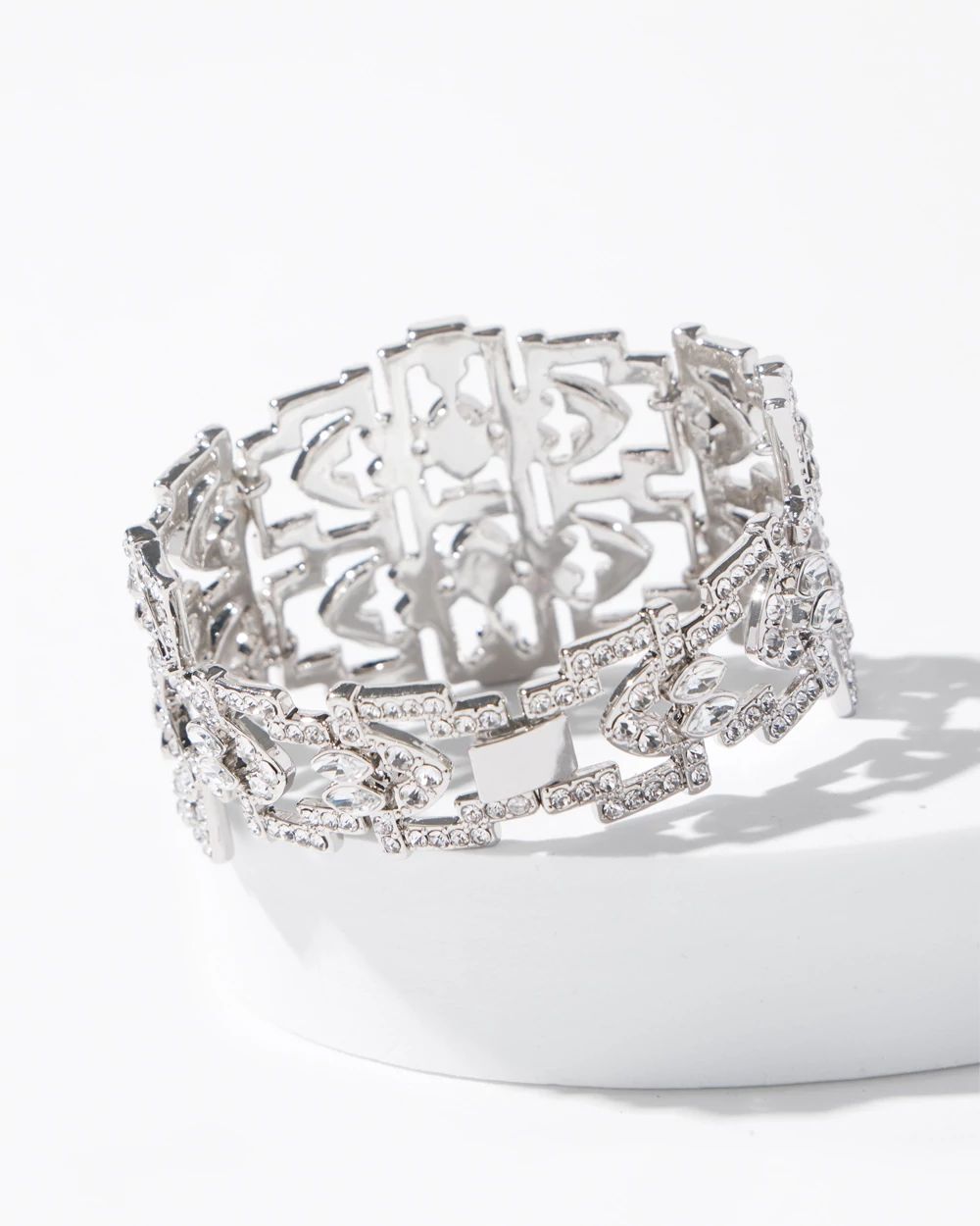 Art Deco Crystal Chain Bracelet