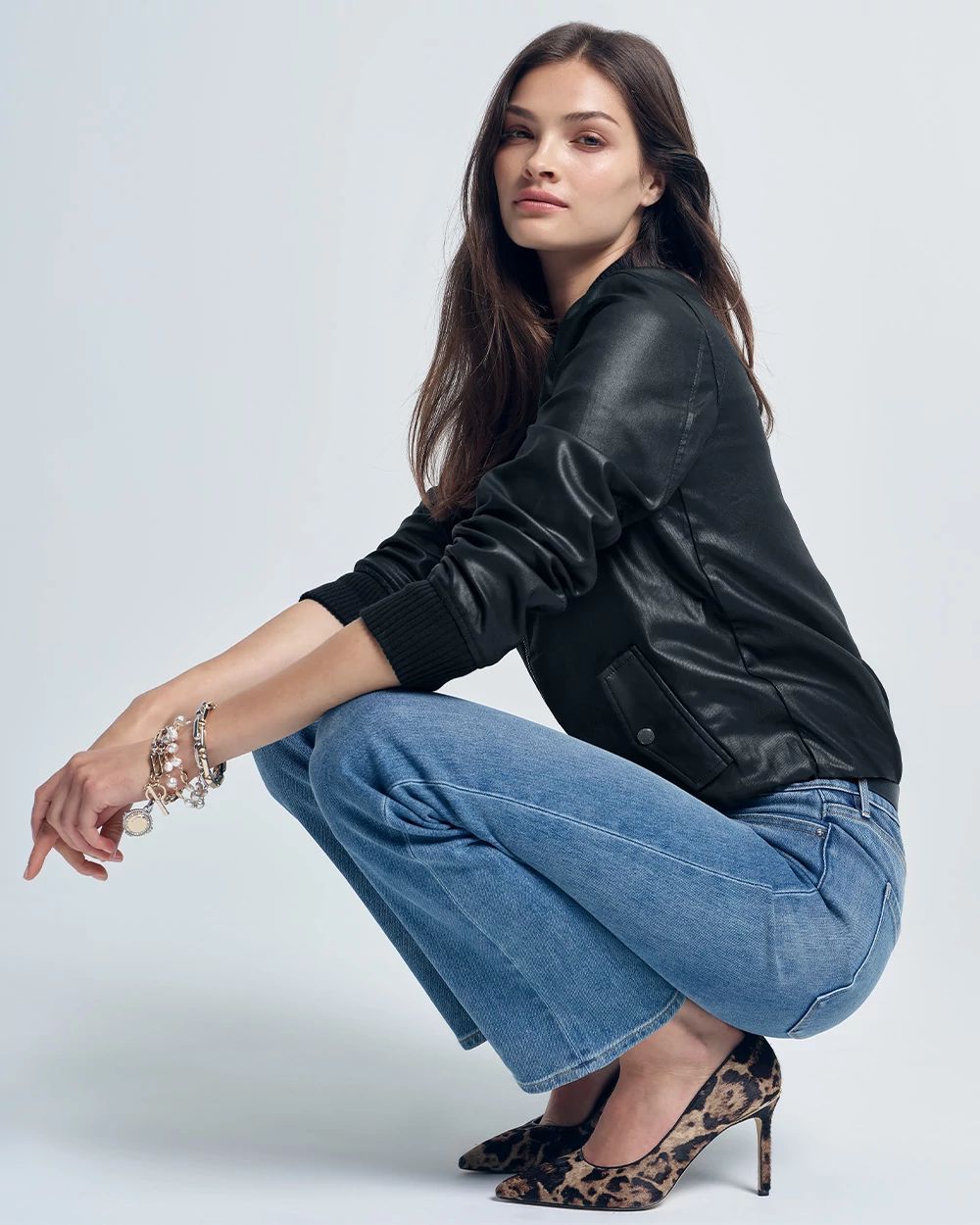Coated Trucker Jacket