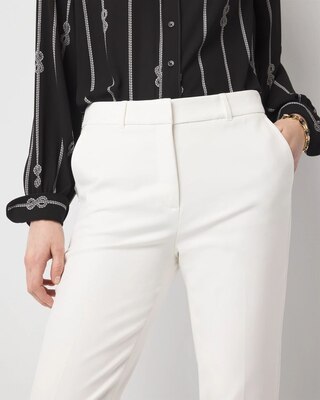 WHBM® Elle Slim Ankle Comfort Stretch Pants click to view larger image.