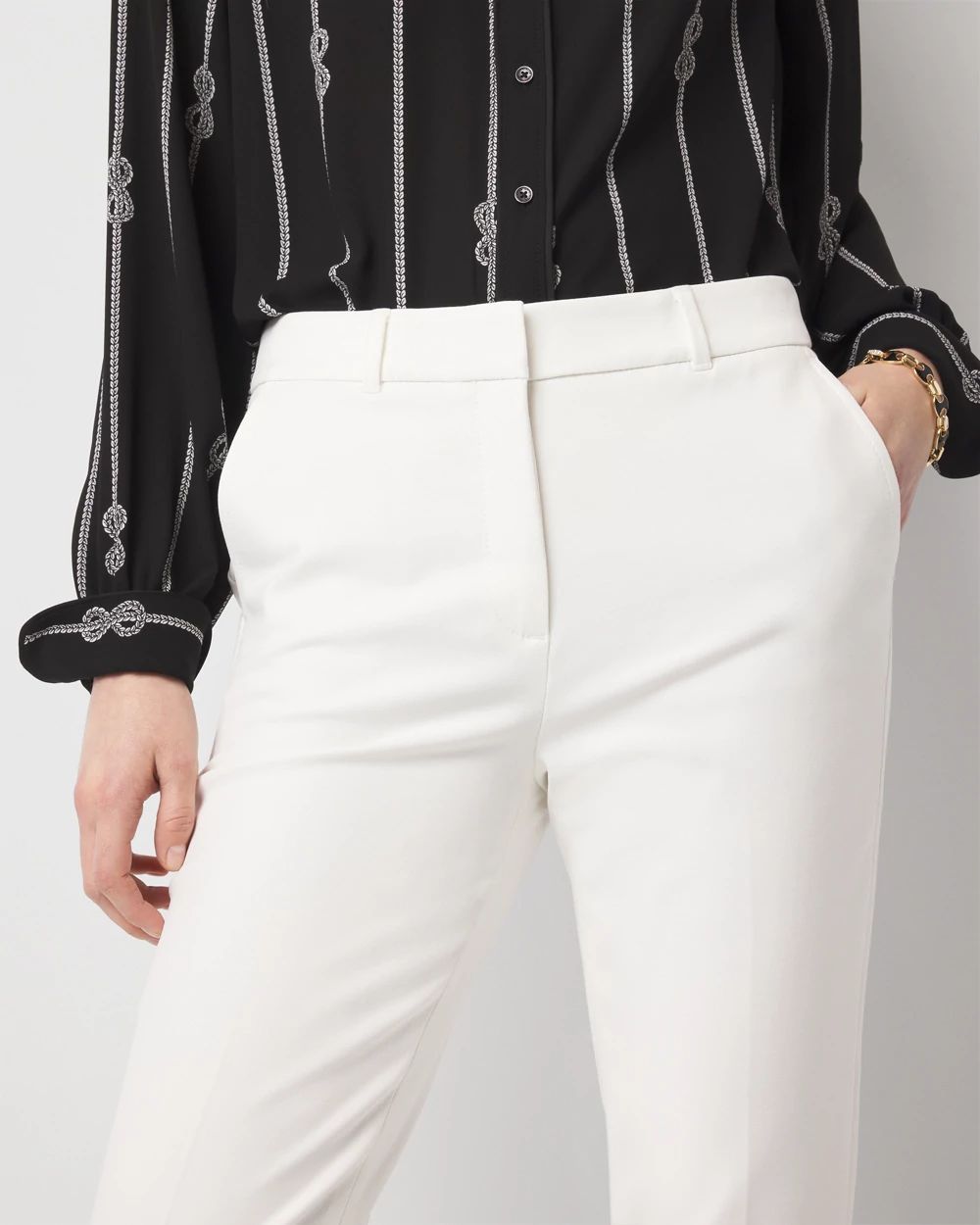 WHBM® Elle Slim Ankle Comfort Stretch Pants