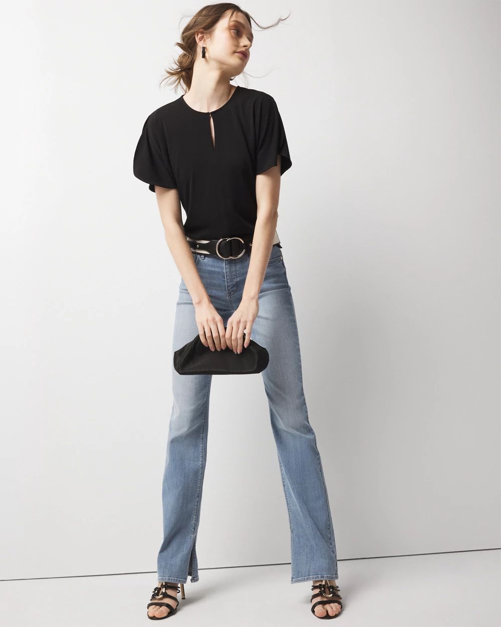 Flutter-Sleeve Top