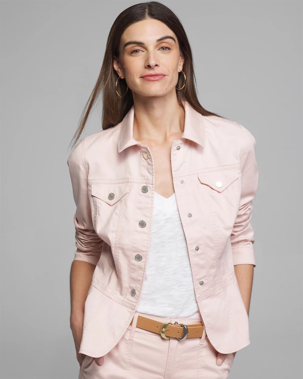 Outlet WHBM Casual Peplum Jacket