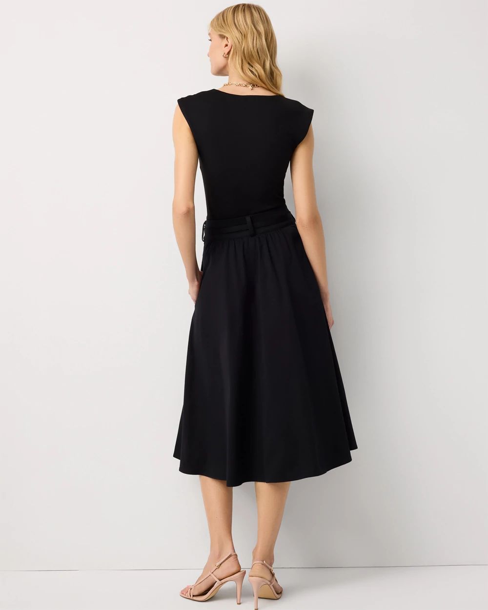 Petite A-line Midi Skirt click to view larger image.