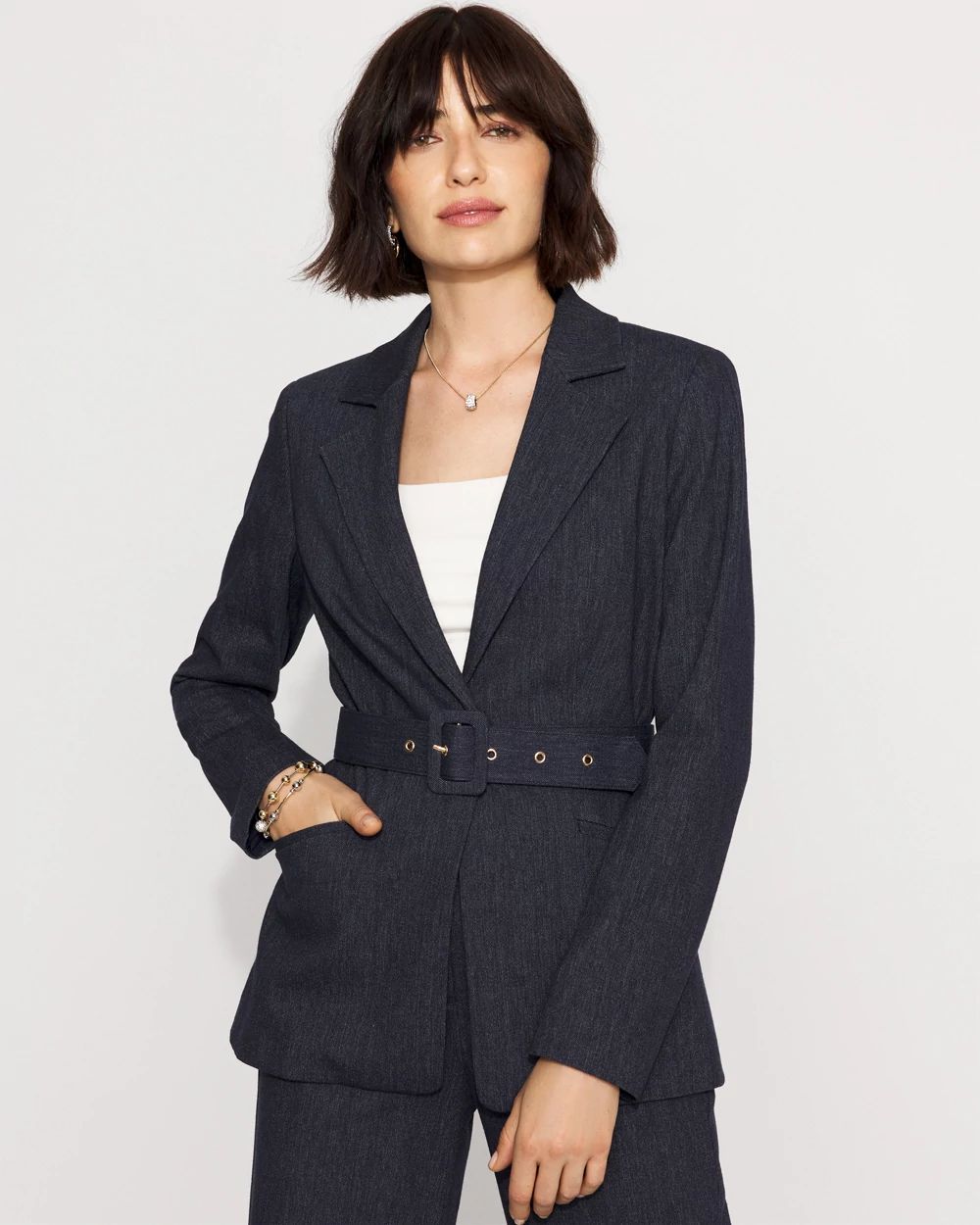 Belted Blazer