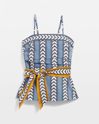 Tie Waist Bustier Top