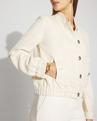 Tweed Bomber Jacket click to view larger image.