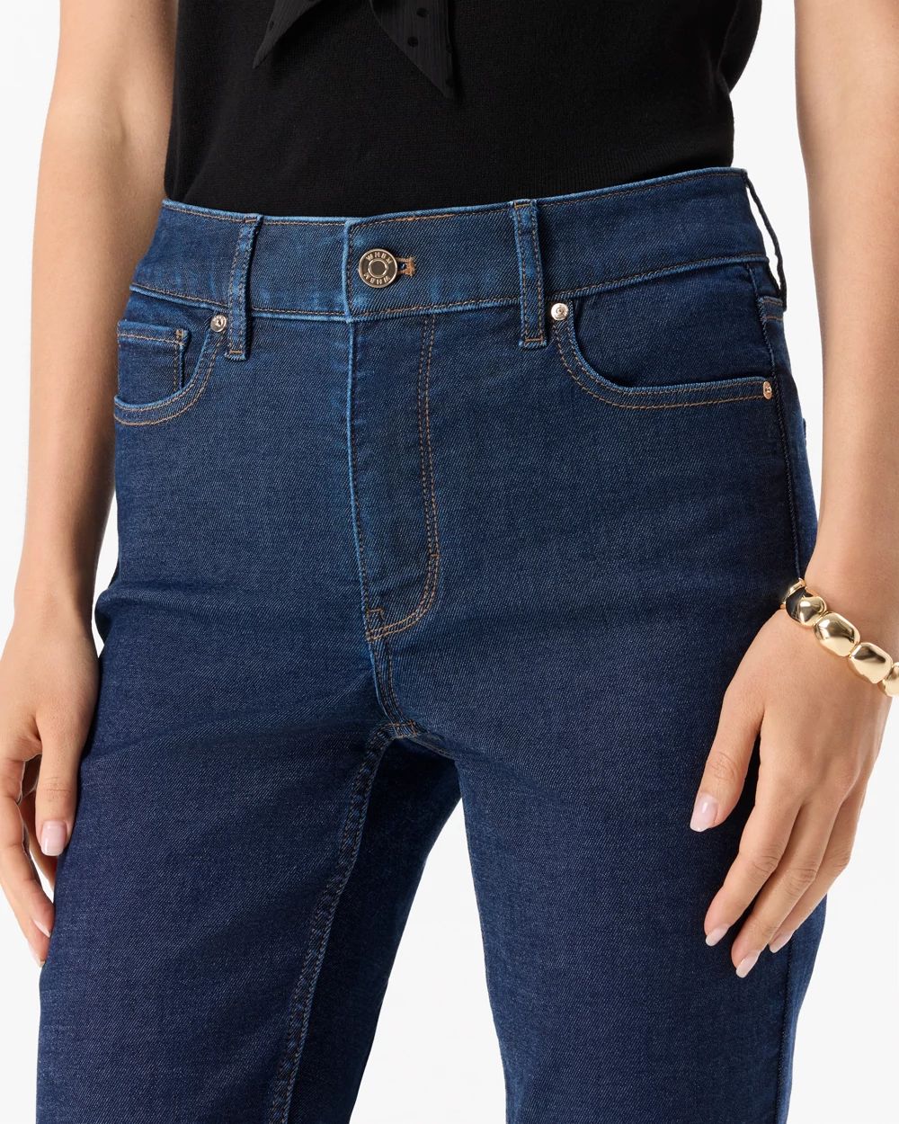 High-Rise Skinny Ankle Ease Jean click to view larger image.