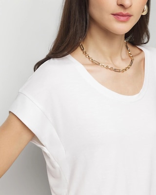 Scoop Neck Power Tee